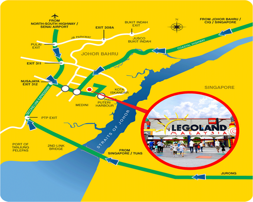 LEGOLAND-Malaysia-Resort-Map