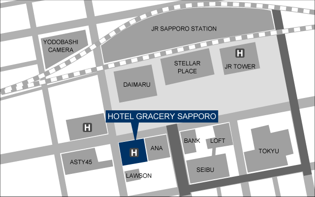 Hotel-Gracery-Sapporo-Map