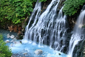 Shirahige Waterfall & Blue River